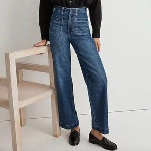 Madewell The Perfect Vintage Wide-Leg Jean in Keller Wash: Pocket Edition
